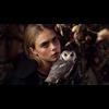 Cara Delevingne covering one eye with an OWL, total Illuminati reference.