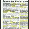 Beware the Useful Idiots