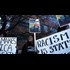 Trump rally postponed amid huge protests, Trump supporters blocked in by BLM activists and people chanting
