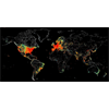internet connected device map