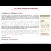 [Old archive of one world government documents] United World Federalists mss.