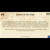 Quote of the Day