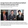 Soros funds Kushner