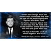 President John F. Kennedy got assassinated. Is this the reason? Someone please educate me