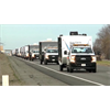 A Fleet of FEMA Trailers Heading to Oakland CA [They Say] to House the Homeless - Homeless are being bussed into California making the state a 