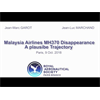 Plausible trajectory of MH370