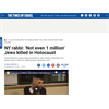 NY rabbi: 'Not even 1 million' Jews killed in Holocaust | The Times o