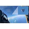 Leaked photo from Pentagon UFO task force shows 'silver cube' hovering over the Atlantic at 35,000ft - as classified reports reveal concerns 'aliens' could be operating beneath the world's seas