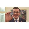 Australia's MP Daniel Andrews and Hillary Clinton