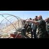 Lebanon building troops alongside the Isreali Border.