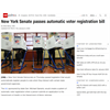 New York state Senate passes automatic voter registration bill - CNNP - on the heels of licenses for illegals