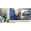 Montage: WTC 3 on 911 - Bill Biggart's shot has wreckage from the disintegrating South Tower tumbling onto the building, his next shot shows the tremendous destruction the thermonuclear charges caused