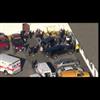 Actors Walking in Circles Around Sandy Hook Firehouse