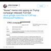 WTF is wrong with Assange? This dipshit is using google drive to link the memo...