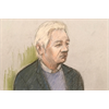 Julian Assange fights back tears and describes living 'in fear' during court appearance over extradition case