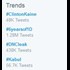 In response to the #DNCLeaks hashtag, Twitter upshills #ClintonKaine