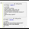 New Q. The flood is coming