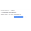 Dissenter plug in disabled - I think this happened after I tried to comment on a UK site
