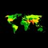 A heatmap of NSA boundless collection data. The NSA treats America as a bigger threat than Afghanistan