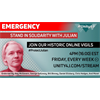 #Unity4J 26.0 Online Vigil in support of Julian Assange and WikiLeaks