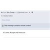 Real or Fake? An Eric Trump on hotmail email told Justice for Brian D. Hill of USWGO news to accept his fate and move on - Justice for Brian D. Hill of USWGO Alternative News